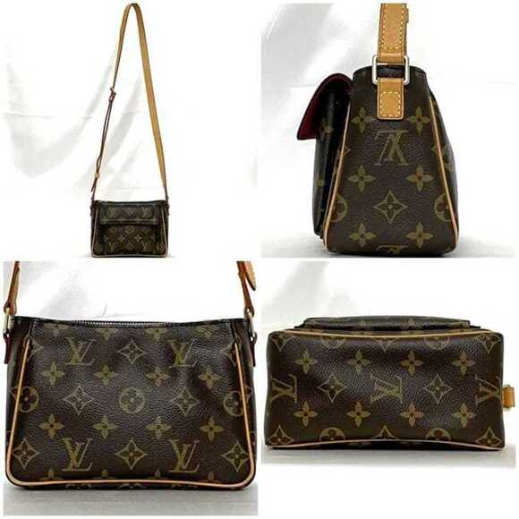 LOUIS VUITTON Brown Monogram Leather Shoulder Bag - Picture 3 of 11
